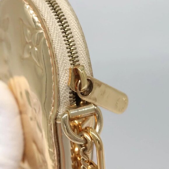 LOUIS VUITTON Monogram Miroir Porte Monnaie Coeur Purse Dore M93567 Auth 129270V - Picture 10 of 14